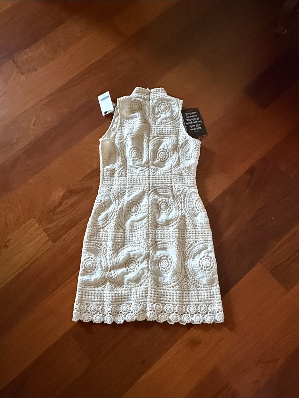 Tuckernuck Cream Crochet Mini Dress - Picture 2 of 3
